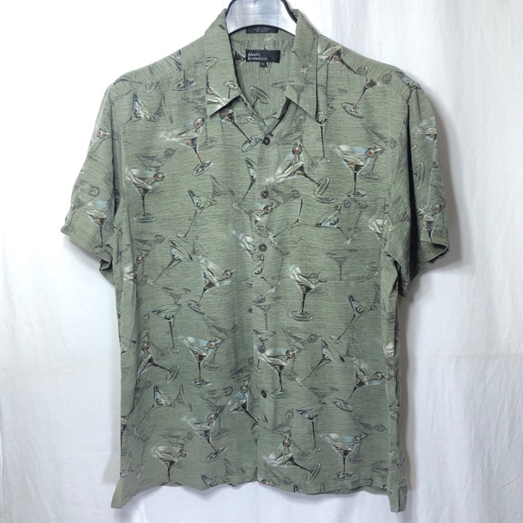 Marc Edwards Other - Marc Edwards Silk Martini Hawiian Shirt